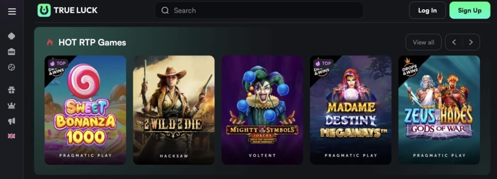 registreren bij trueluck